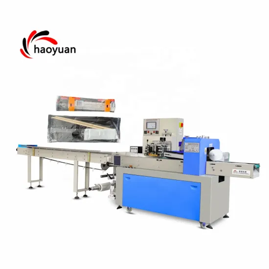 Haoyuan Factory Direct Sale KD-450D: Chopsticks Spoon Fork Paper Towel Pillow Packing Packaging Machine" 

However, to make it more concise and SEO-friendly, you might consider:

"KD-450D Packaging Machine | Haoyuan Factory Direct Sale Chopsticks & Tablew
