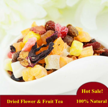 100% Natural Blended Dried Fruit & Flower Flavor Tea