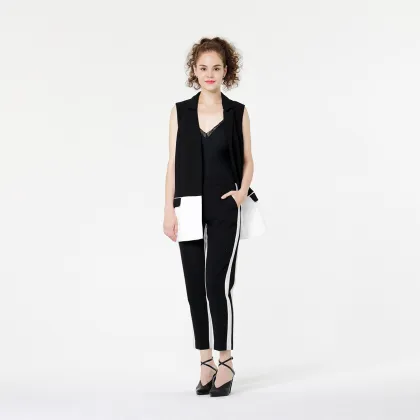 Women Casual Blazer Vest
