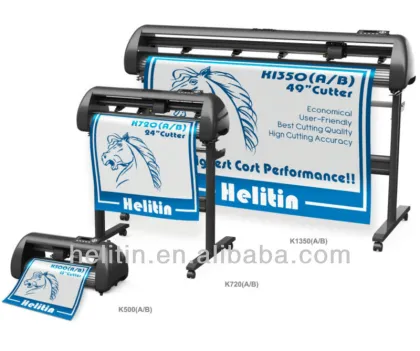 ARM CPU high accuracy cutting plotter with optical eye