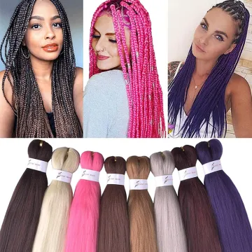 Cheap wholesale X-tress black hair bundle yaki braids EZ braids pre-stretched ez braid hair for black women synthetic fiber hair