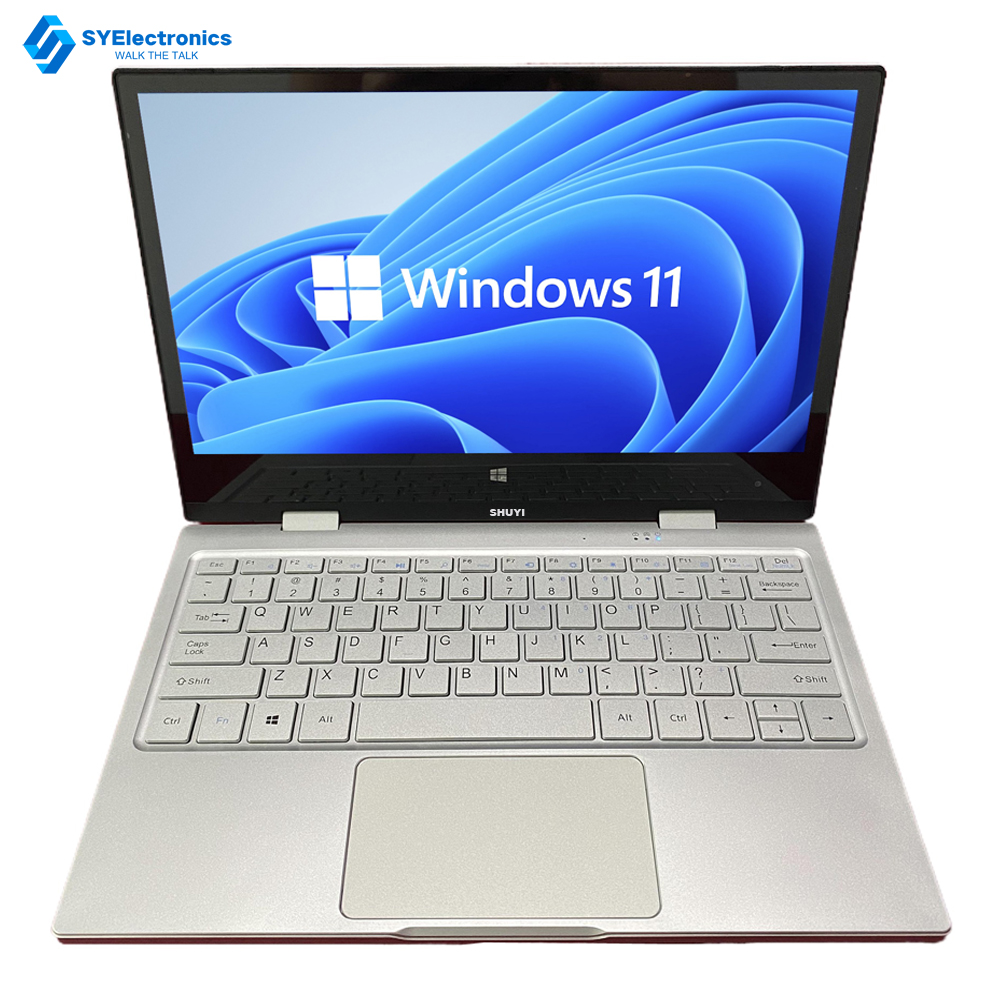 Custom 11.6inch N4120 128GB Notebook 360 Yoga Laptop