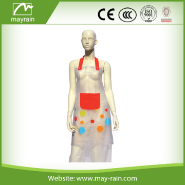 high qualityPVC adjustable long bib aprons for adult