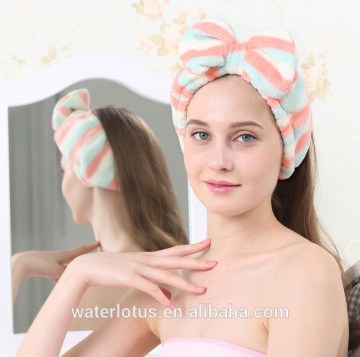 korea style soft hair band flannel home headband elastic hair band