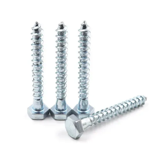 Zinc Plated Hex Head Coach Screws