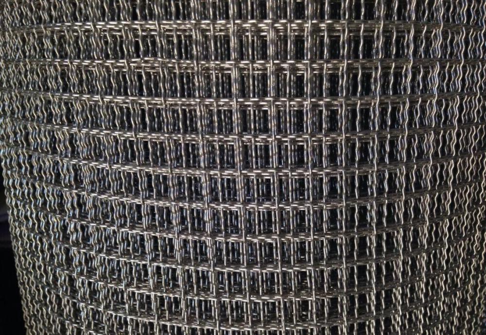 Double berkerut Wire Mesh Stainless Steel