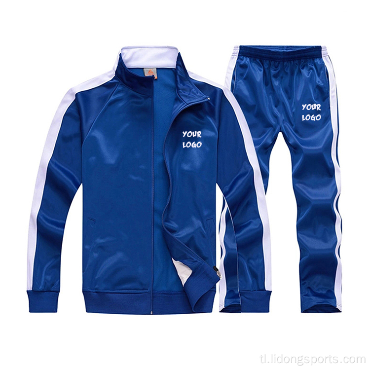 Pasadyang pagsasanay jogging wear set mens sports trackuit