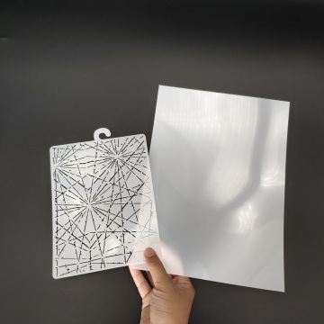 Lazer kalıp kesme mylar şablon sayfası/film rulosu