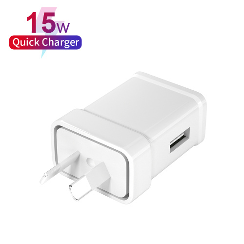 Carregador de carregador rápido de 15w AU USB CHARGER