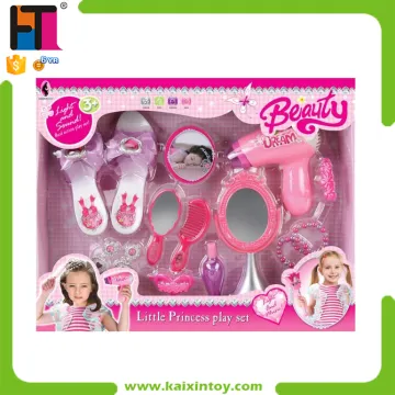 Girls Party Play Set Plastice Beauty Hair Set