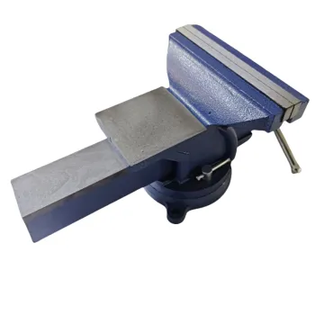 IMPA 613778: 8 Inch Multi-purpose Cast Iron Bench Vise with Swivel Base - 200mm