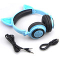 Headphone headphone telinga kucing anak -anak promosi headset nirkabel bergaya