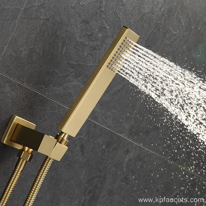 2021 Polished Brass Bathroom Shower Head Commercial