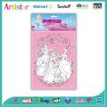 DISNEY PRINCESS opp bag packing colouring set