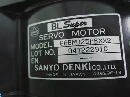 68BM025HBXX2 Nidec Sankyo Controller Hydraulic Servo Motor