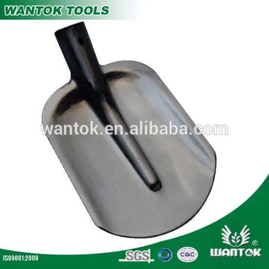 European type round steel shovel head, spade head