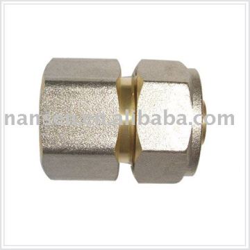 female straight, nickel plated
