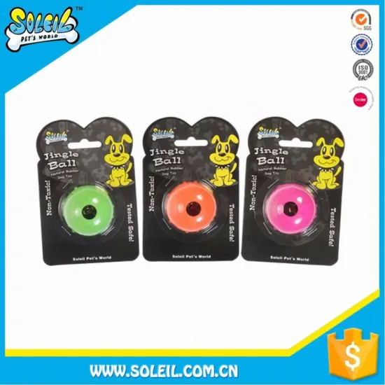 Different Colors Sound Toys Non Toxic Rubber Pet Rubber Toy