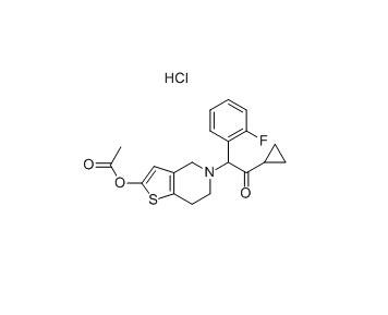 プラスグレル塩酸塩（UNII-G89JQ59I13）CAS 389574-19-0