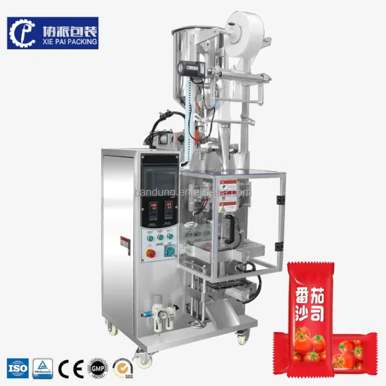 Automatic Paste Packing Machine for Cream, Sugar Paste, and Tomato Paste