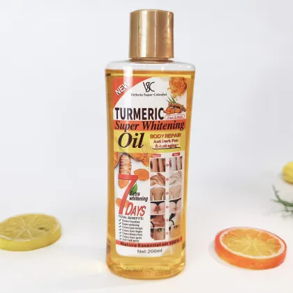 Turmeric Oil Face and Body Lightening Moisturizer - Nourishing and Soothing Essential Oil