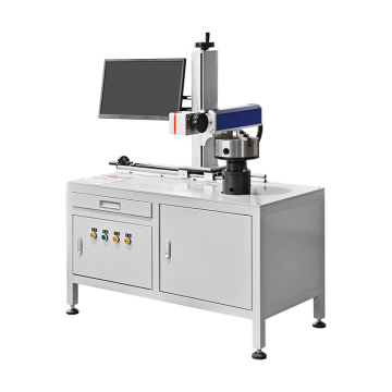 Machine de marquage rotative de bride laser à fibre Zixu pour surface de cercle de bride et de valve