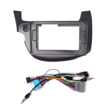 Car GPS Navigation Stereo For Honda Fit 2007-2014 Radio Fascias Panel Frame Fit 2 Din 10 Inch In Dash Headunit Screen Stereo