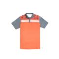 MEN'S KNIT SPORT POLO WITH PRINT