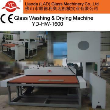Glass washing and drying machine