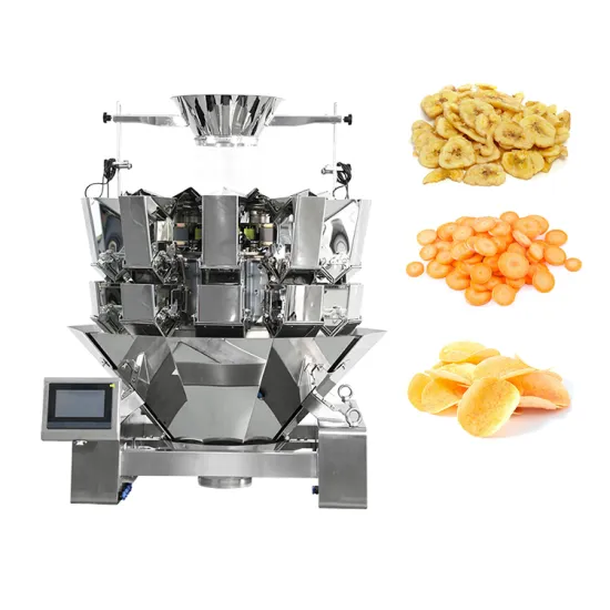 Automatic Multihead Weigher and Doypack Filling Machine for Banana Chips Packaging