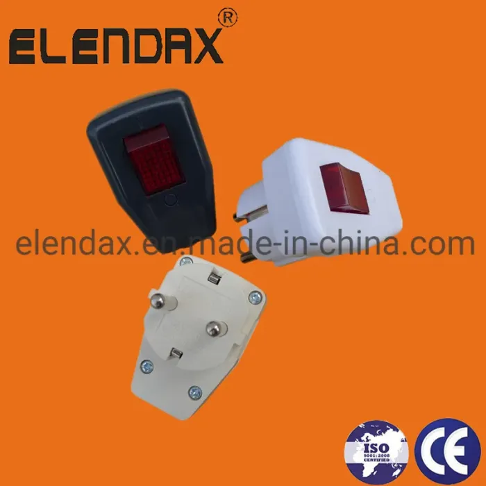 Steker Sakelar Dua Cabang Gaya Eropa (P7055)