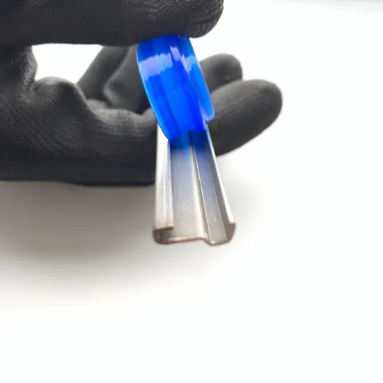 High Quality CNC Machine Rubber C2 Wiper Lip Steel Profile PU Flexible Wiper Lip