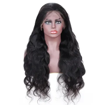 Cheap Wholesale Lace Front Wigs 100% Cambodian Human Hair Vendor Body Wave Swiss Lace Frontal Wigs Pre Plucked Hairline