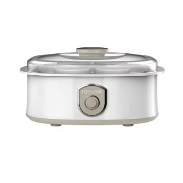 Electric Yogurt Maker with 1.5L Capacity and 7 Glass Jars - Mechanical Control