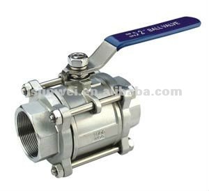 Professional manufacturer High-quality, lowest price SS 3PC BALL VALVE