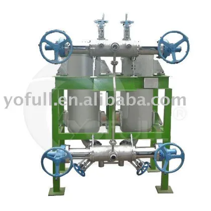 Chemical fiber melt filter