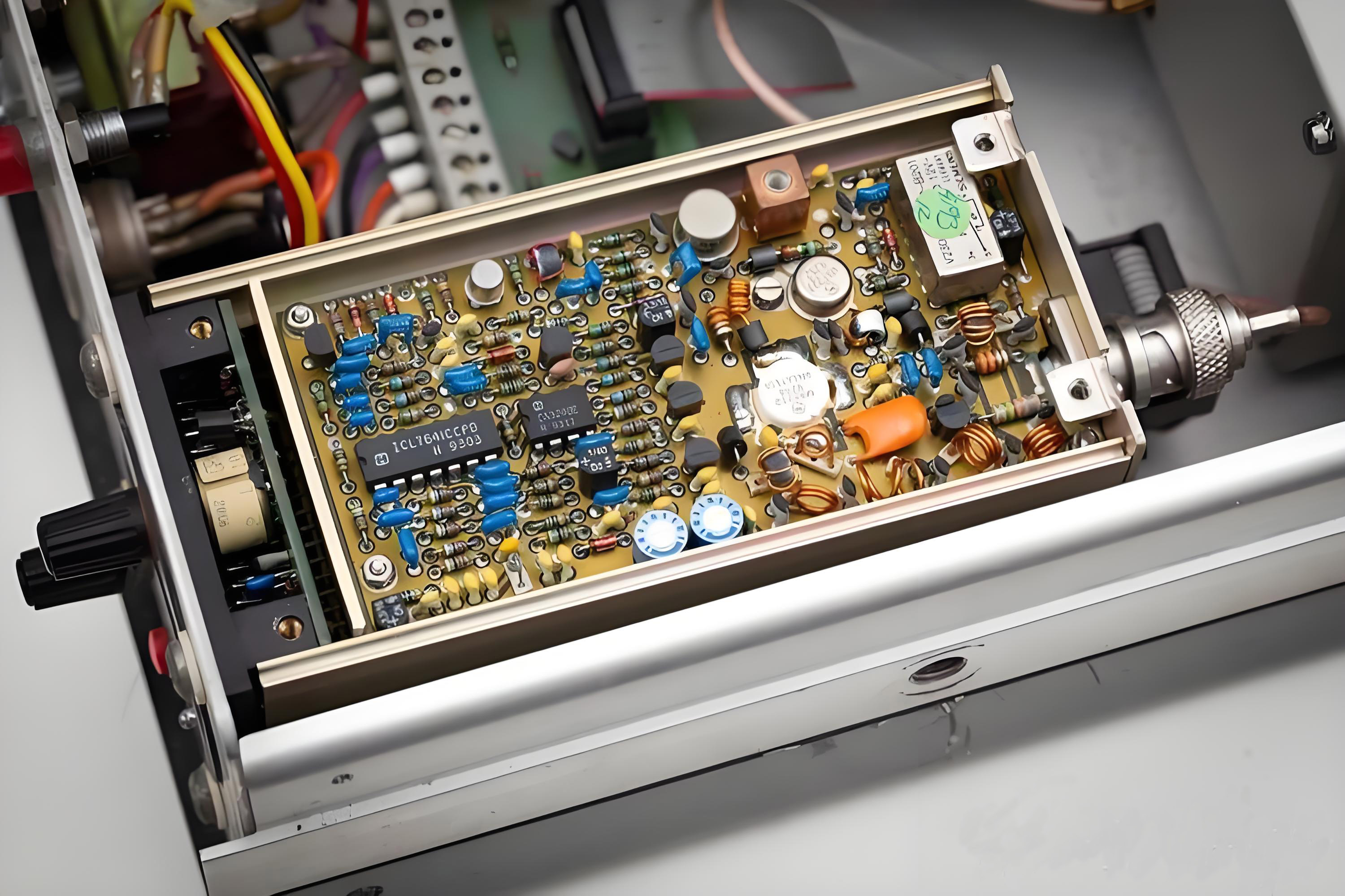 Military Aviation Relay installed in a robust defense controller box