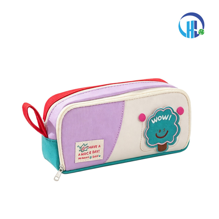 Tempat Pensil Blok Warna Kartun Lucu