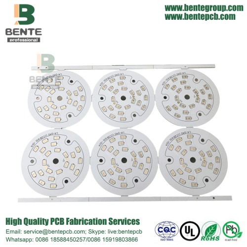PCB in alluminio 1 base base in alluminio PCB ENIG 1u "