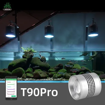 WEEK AQUA T90 Pro: Full Spectrum LED Aquarium Lighting with RGB, UV, and APP Control