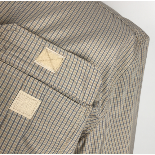 Fine plaid cotton Twill Work Shirt