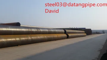ASTM gas oil transport steel tube with Mild Carbon Spiral Welded Steel Pipe