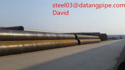 LSAW spiral welded steel pipe from China manufacturer