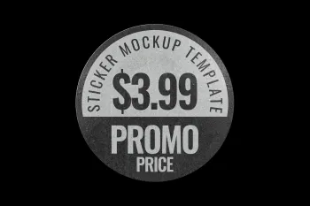 Customized black & white sticker