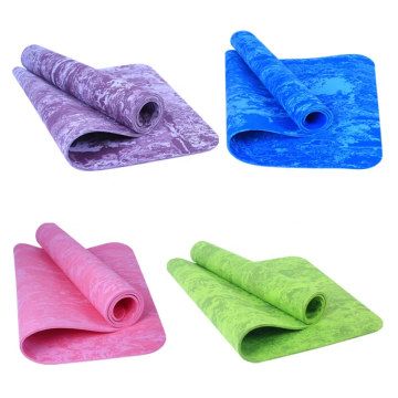 Durable 1mm Thick Rubber Foldable Outdoor Workout Yoga Mat with Tear Resistance