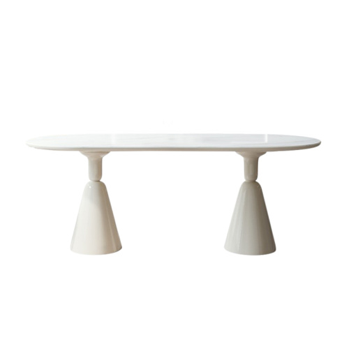 Fantastic New Design Dining Room Furniture Wabi-sabi Antique Oval Delicate Dining Tables Factory