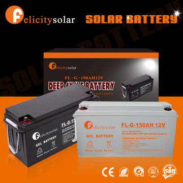 China factory direct shipping long life use gel vrla battery 12v 150ah