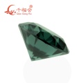 3mm to 12mm green color Round Brilliant cut moissanites loose stone