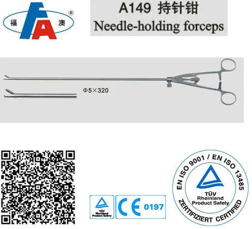 Needle-holding forceps, Laparoscopy instruments