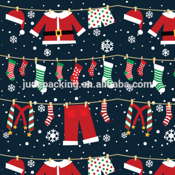 Santa Claus pattern pattern design art paper decorative paper for gifts wrapping custom design accepted